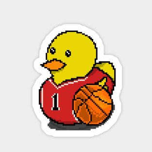 Bulls Basketball Rubber Duck Sticker